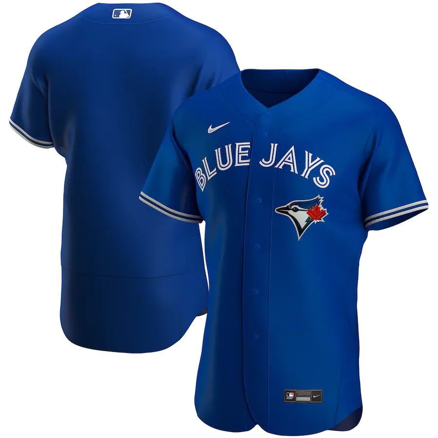Mens Toronto Blue Jays Nike Royal Alternate Authentic Team MLB Jerseys->toronto blue jays->MLB Jersey